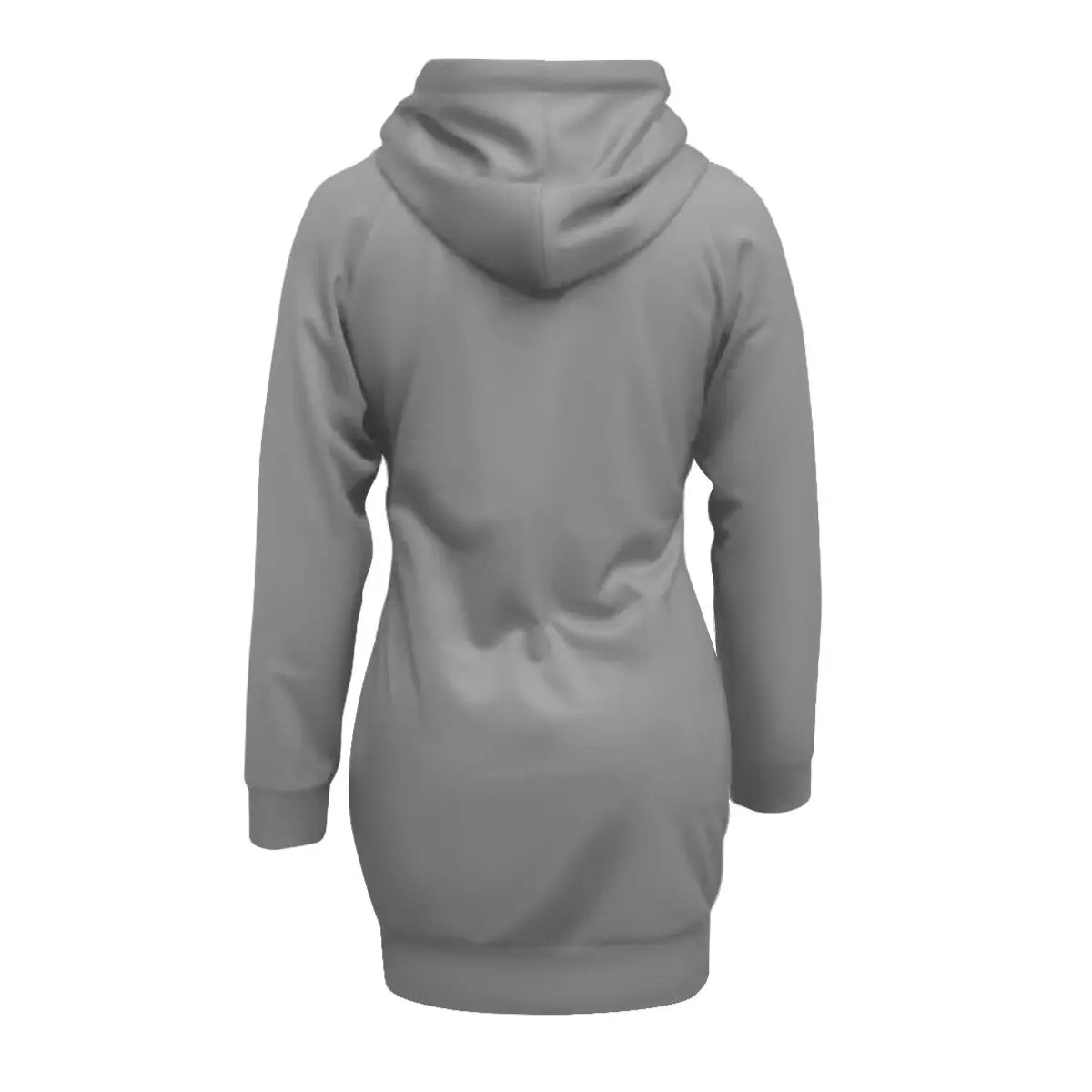 Trangware Women's Pullover Hoodie With Raglan Sleeve, Plain LIght Gray Yoycol