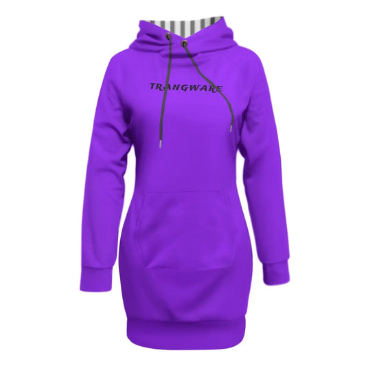 Trangware Women's Pullover Hoodie With Raglan Sleeve, Plain Purple Yoycol