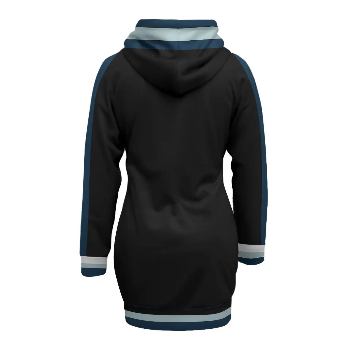 Trangware Women's Pullover Hoodie With Raglan Sleeve, Racey Black Women Yoycol