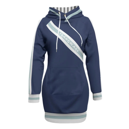 Trangware Women's Pullover Hoodie With Raglan Sleeve, Racey Blue Women Yoycol