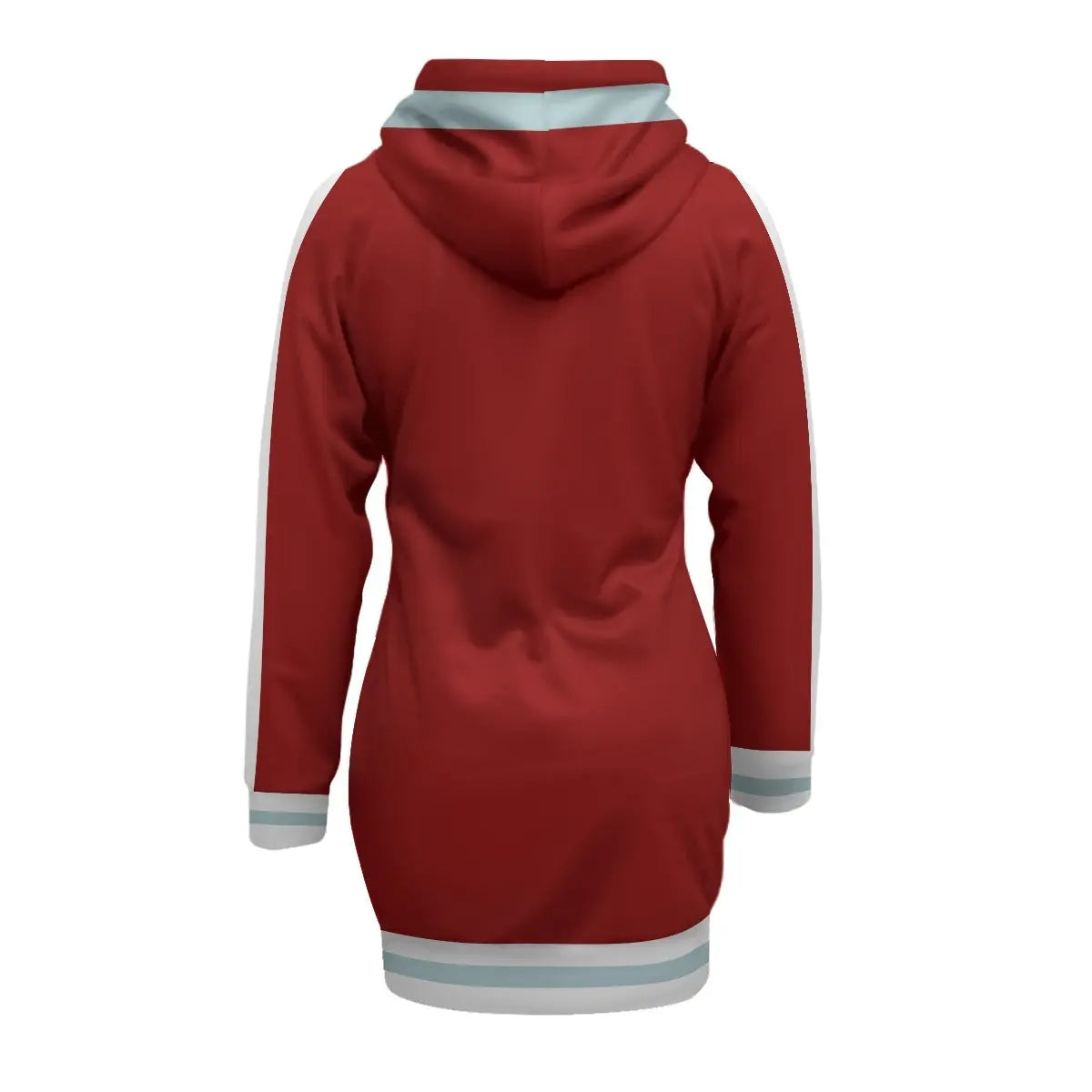 Trangware Women's Pullover Hoodie With Raglan Sleeve, Racey Red Women Yoycol