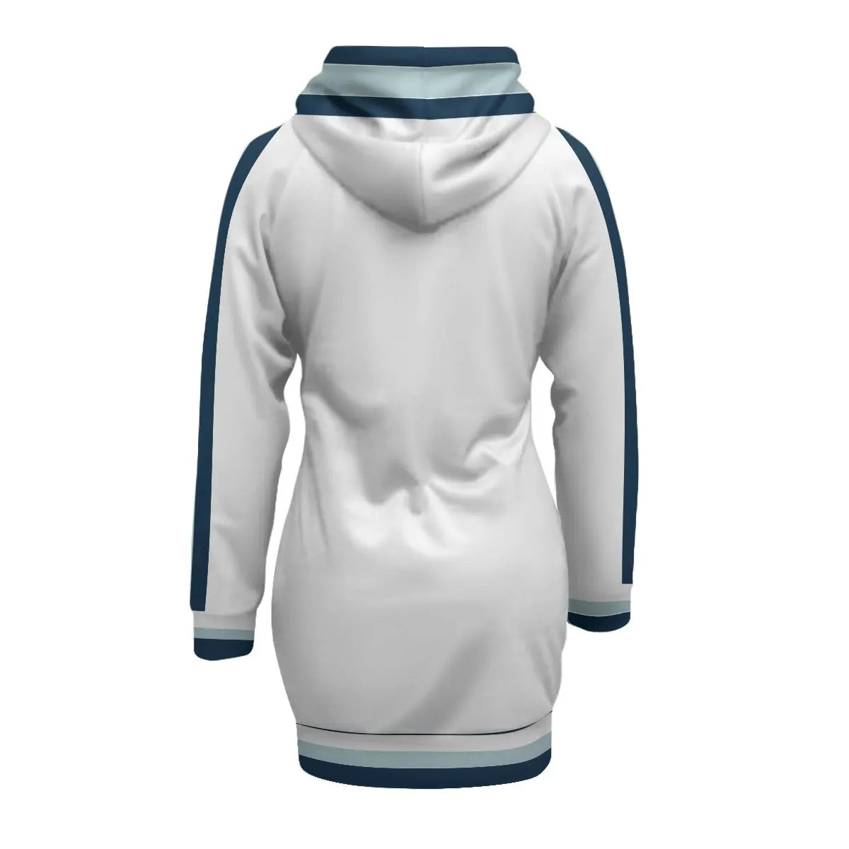 Trangware Women's Pullover Hoodie With Raglan Sleeve, Racey White Women Yoycol