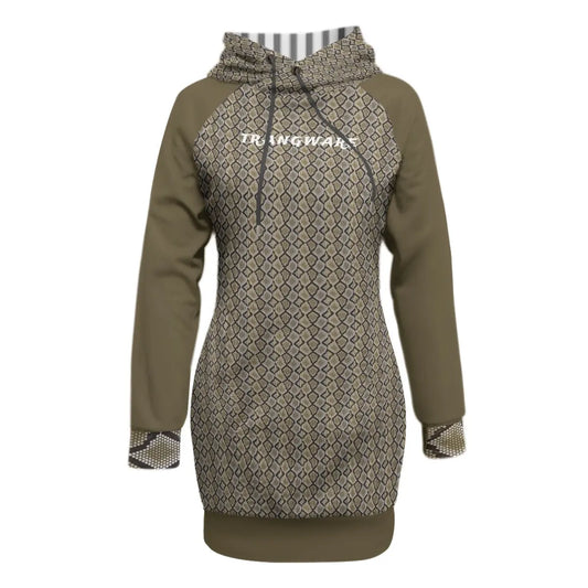 Trangware Women's Pullover Hoodie With Raglan Sleeve, Snake Yoycol