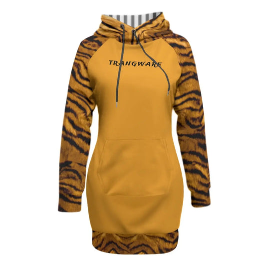 Trangware Women's Pullover Hoodie With Raglan Sleeve, Tiger 2 Yoycol