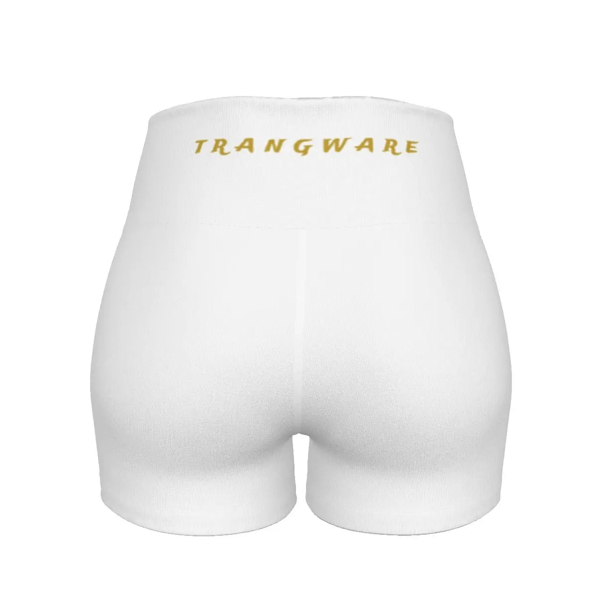 Trangware Women's Ultra-Short Yoga Shorts White Yoycol