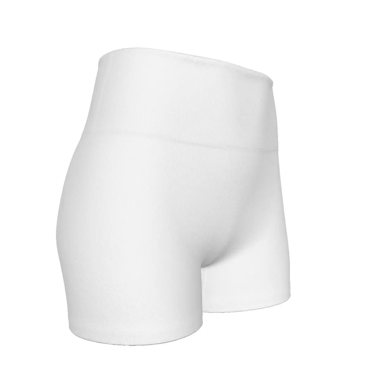 Trangware Women's Ultra-Short Yoga Shorts White Yoycol