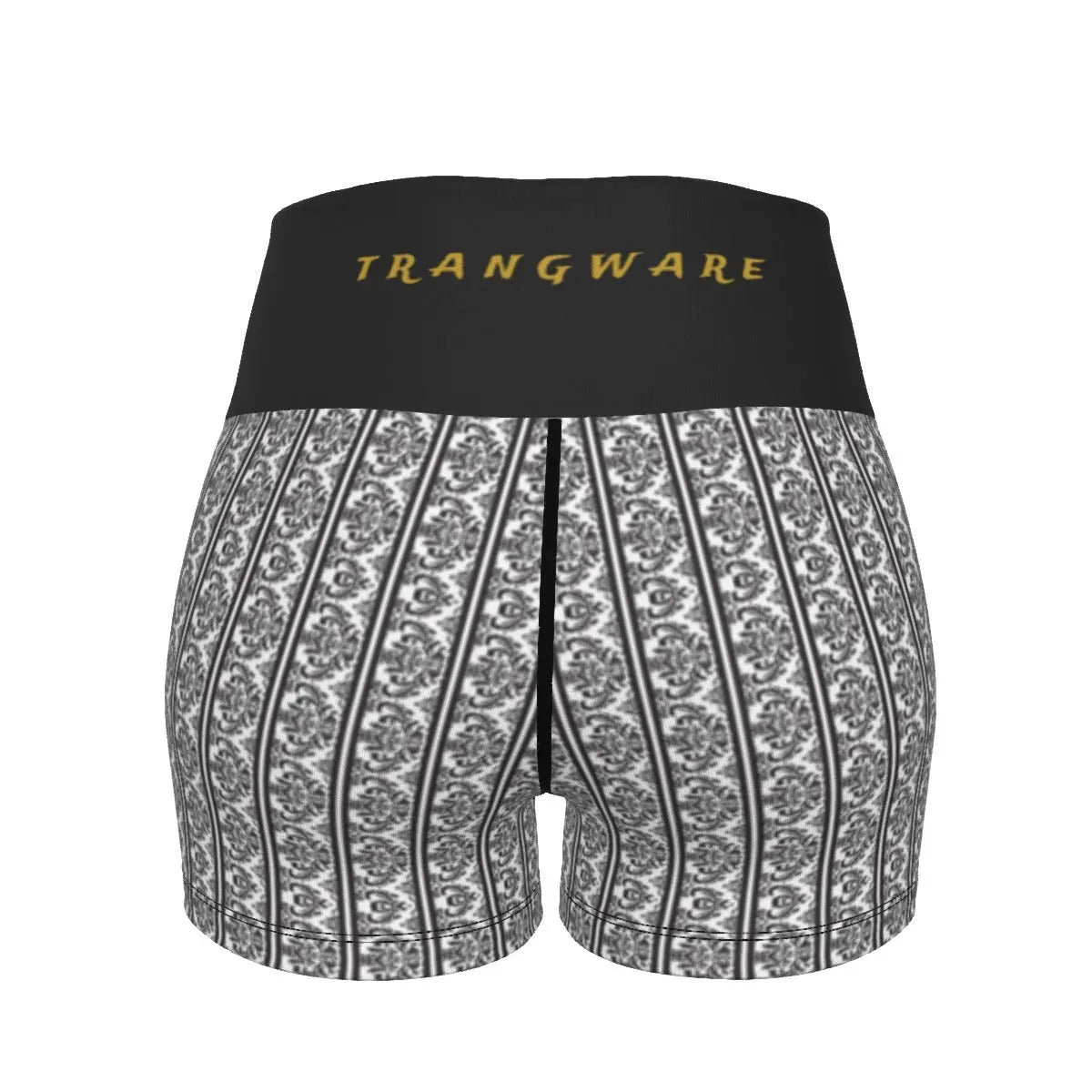 Trangware Women's Ultra-Short Yoga Shorts, Flaming Lace Yoycol