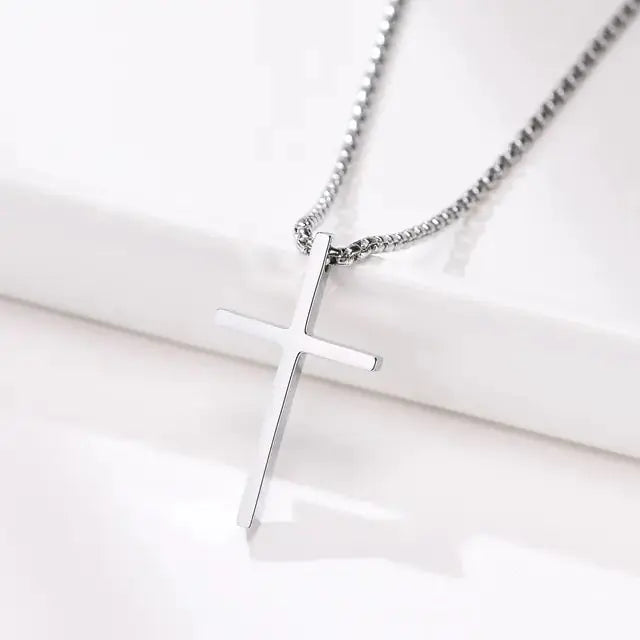 Vnox Mens Cross Necklaces American Roasting Company