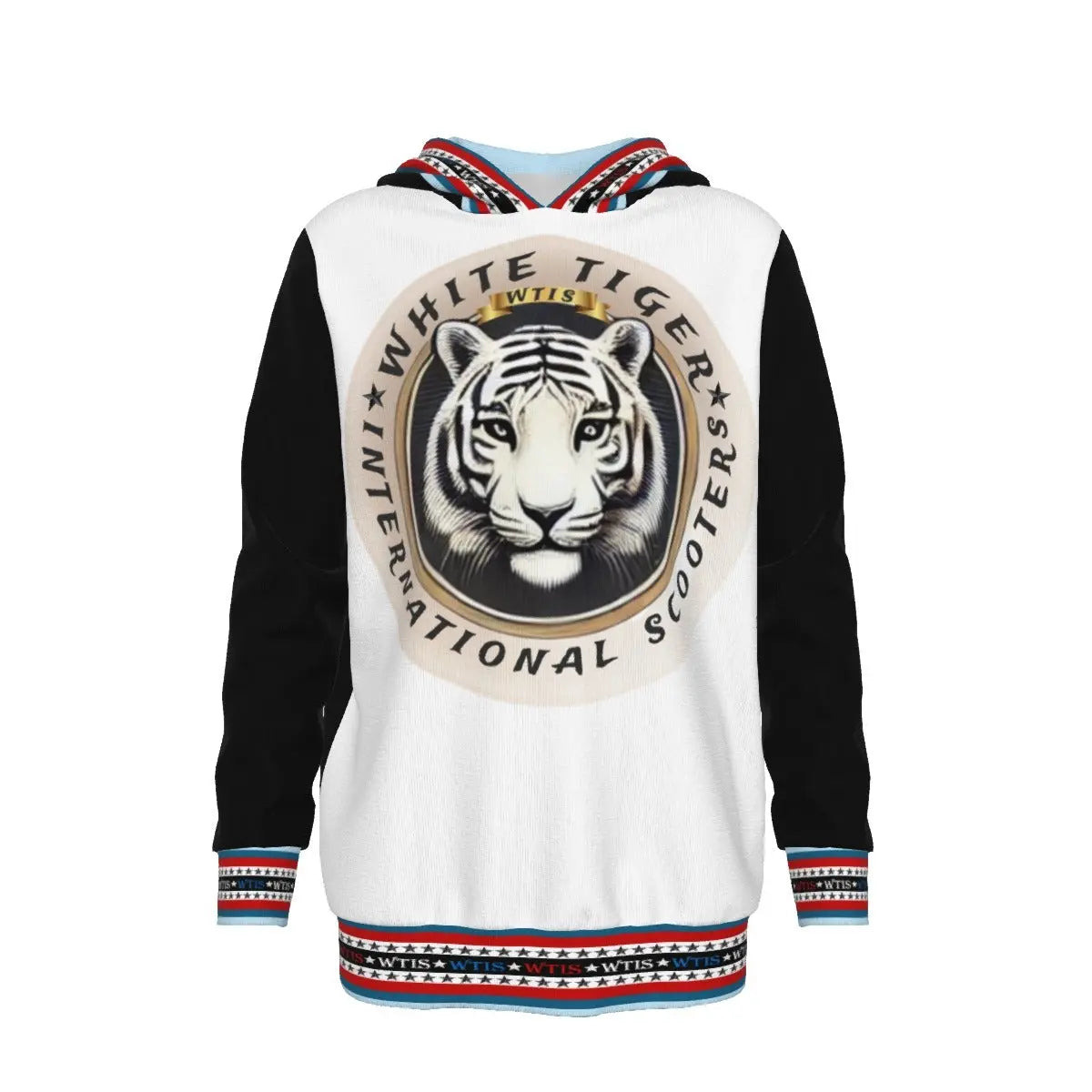 White Tiger International Scooters Limited Edition Kids Pullover Hoodie – Tiger Cub Design Yoycol