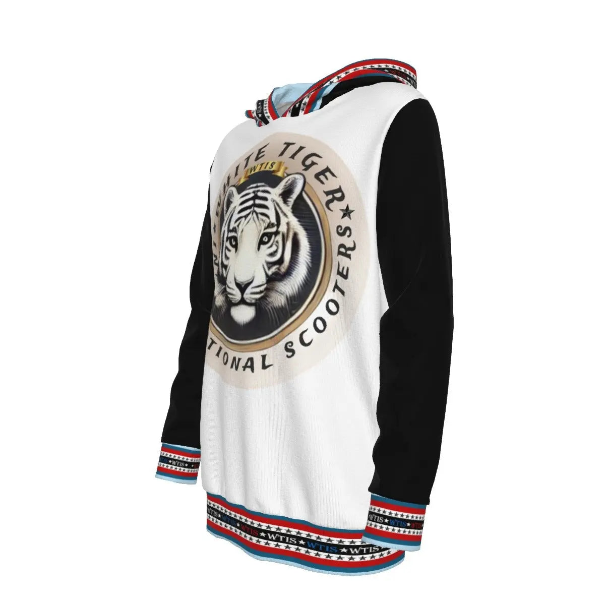 White Tiger International Scooters Limited Edition Kids Pullover Hoodie – Tiger Cub Design Yoycol