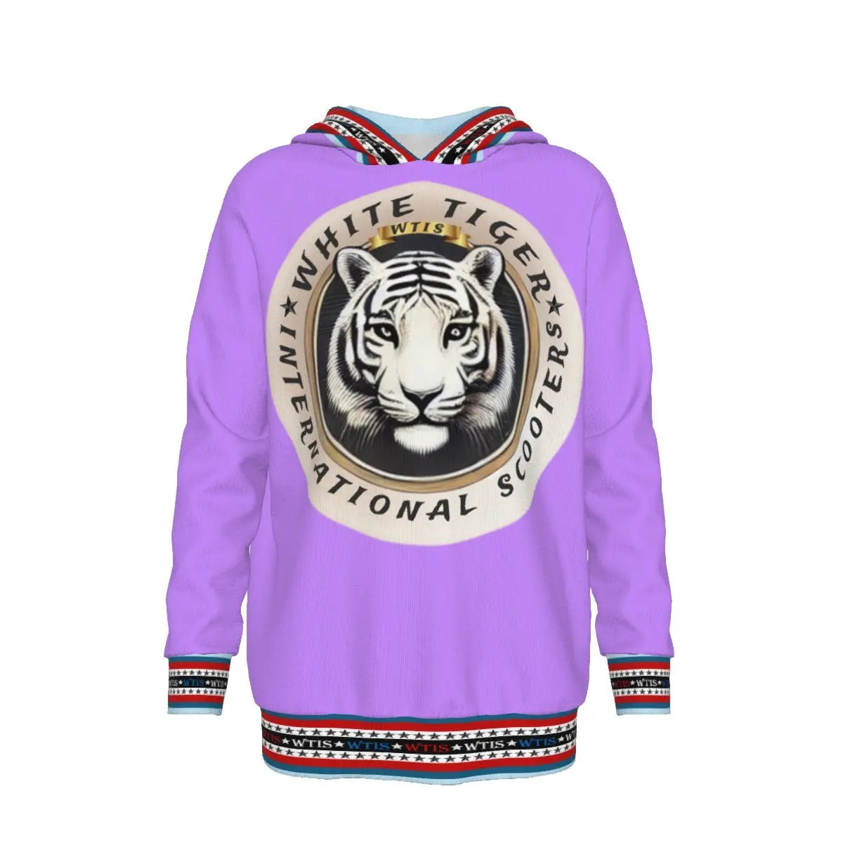 White Tiger International Scooters Limited Edition Kids Pullover Hoodie – Tiger Cub Design Yoycol