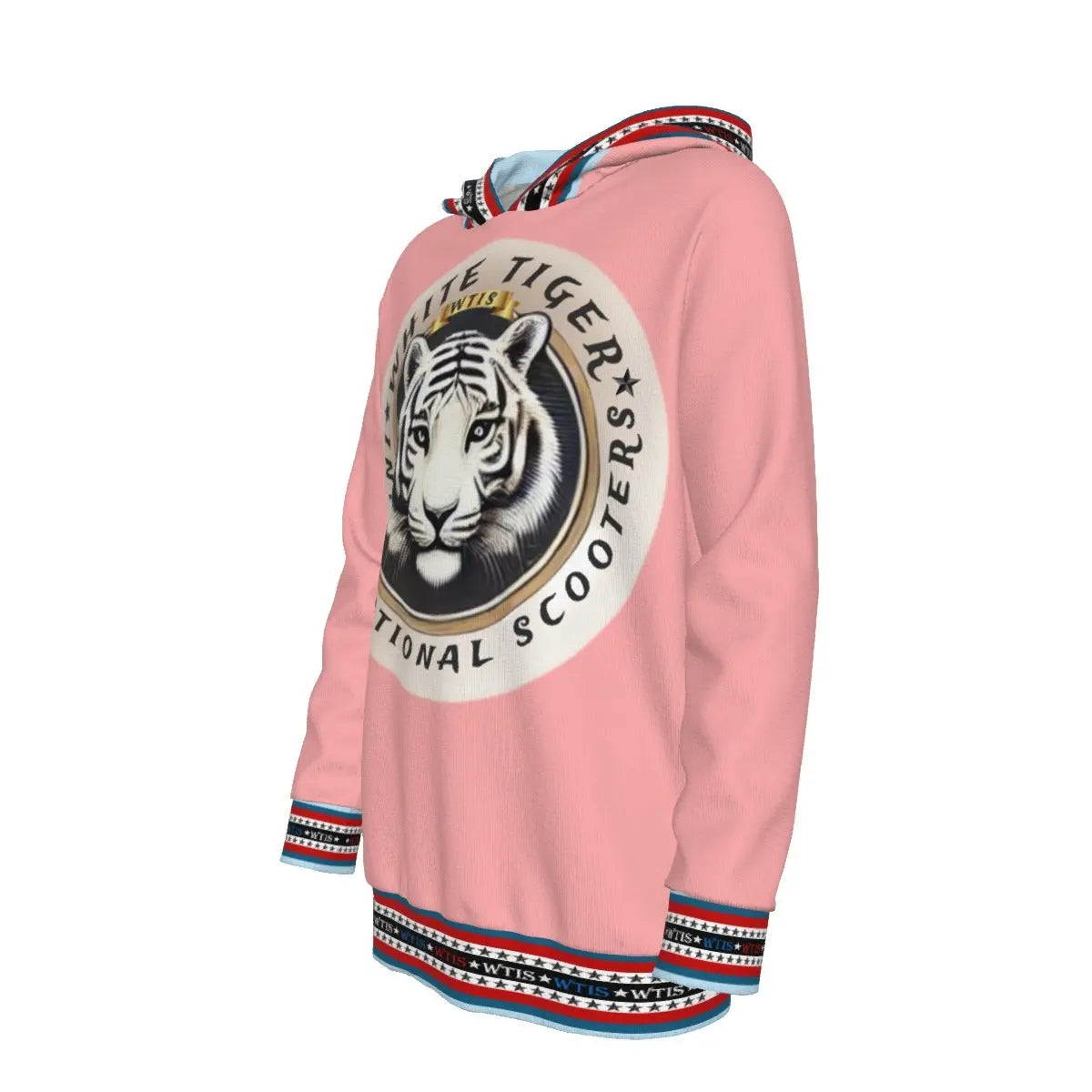 White Tiger International Scooters Limited Edition Kids Pullover Hoodie – Tiger Cub Design Yoycol