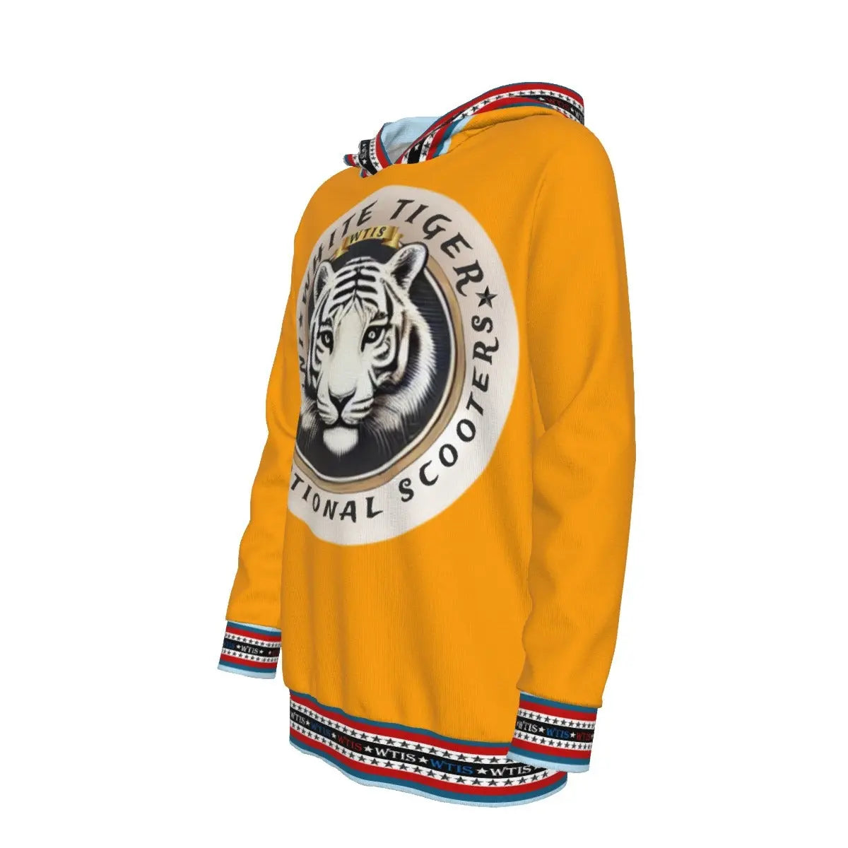 White Tiger International Scooters Limited Edition Kids Pullover Hoodie – Tiger Cub Design Yoycol