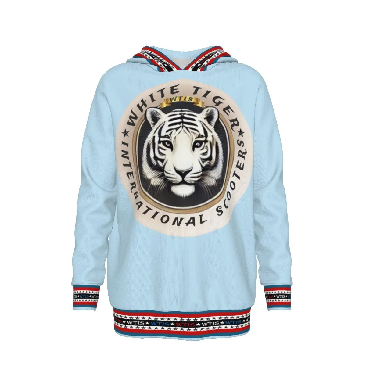 White Tiger International Scooters Limited Edition Kids Pullover Hoodie – Tiger Cub Design Yoycol