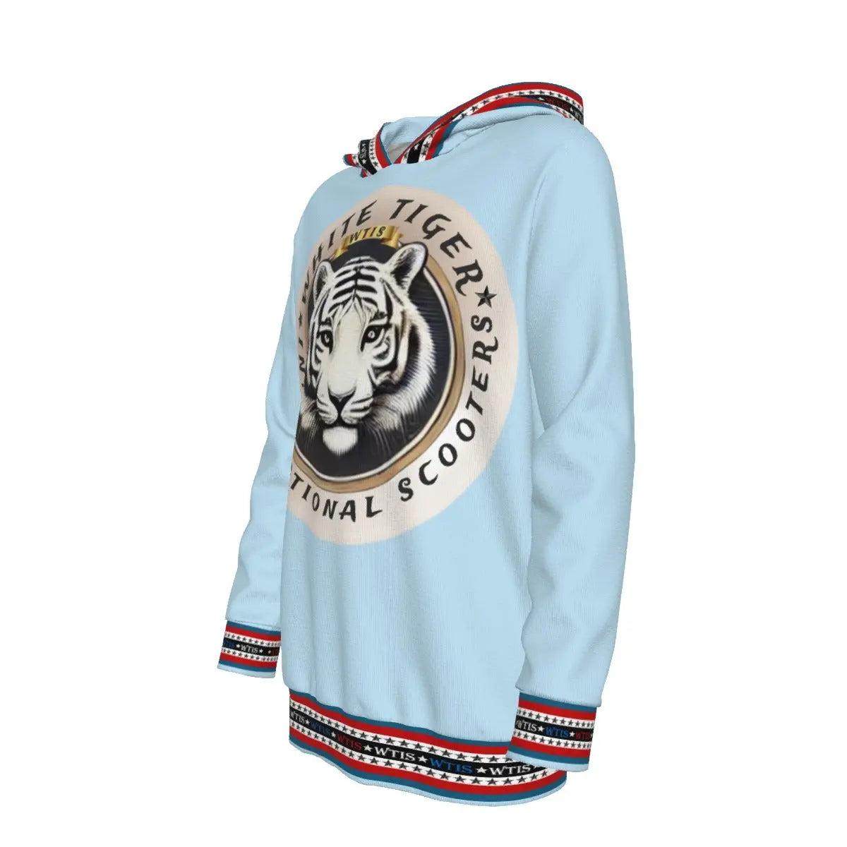 White Tiger International Scooters Limited Edition Kids Pullover Hoodie – Tiger Cub Design Yoycol