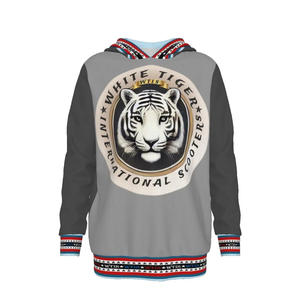 White Tiger International Scooters Limited Edition Kids Pullover Hoodie – Tiger Cub Design Yoycol