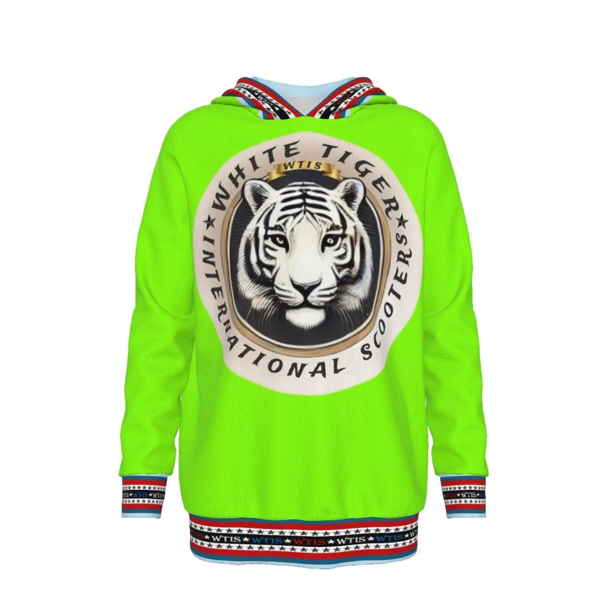 White Tiger International Scooters Limited Edition Kids Pullover Hoodie – Tiger Cub Design Yoycol