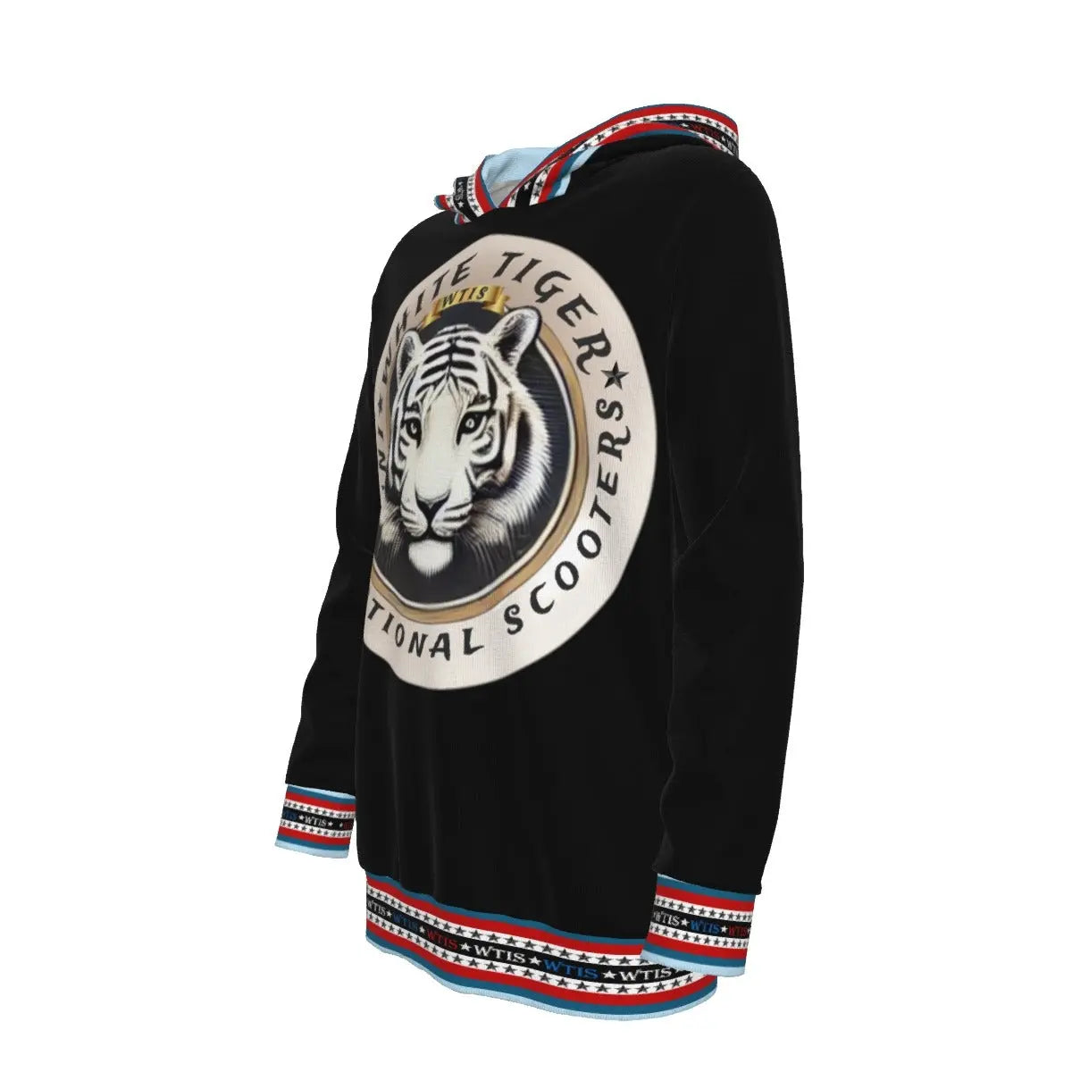 White Tiger International Scooters Limited Edition Kids Pullover Hoodie – Tiger Cub Design Yoycol