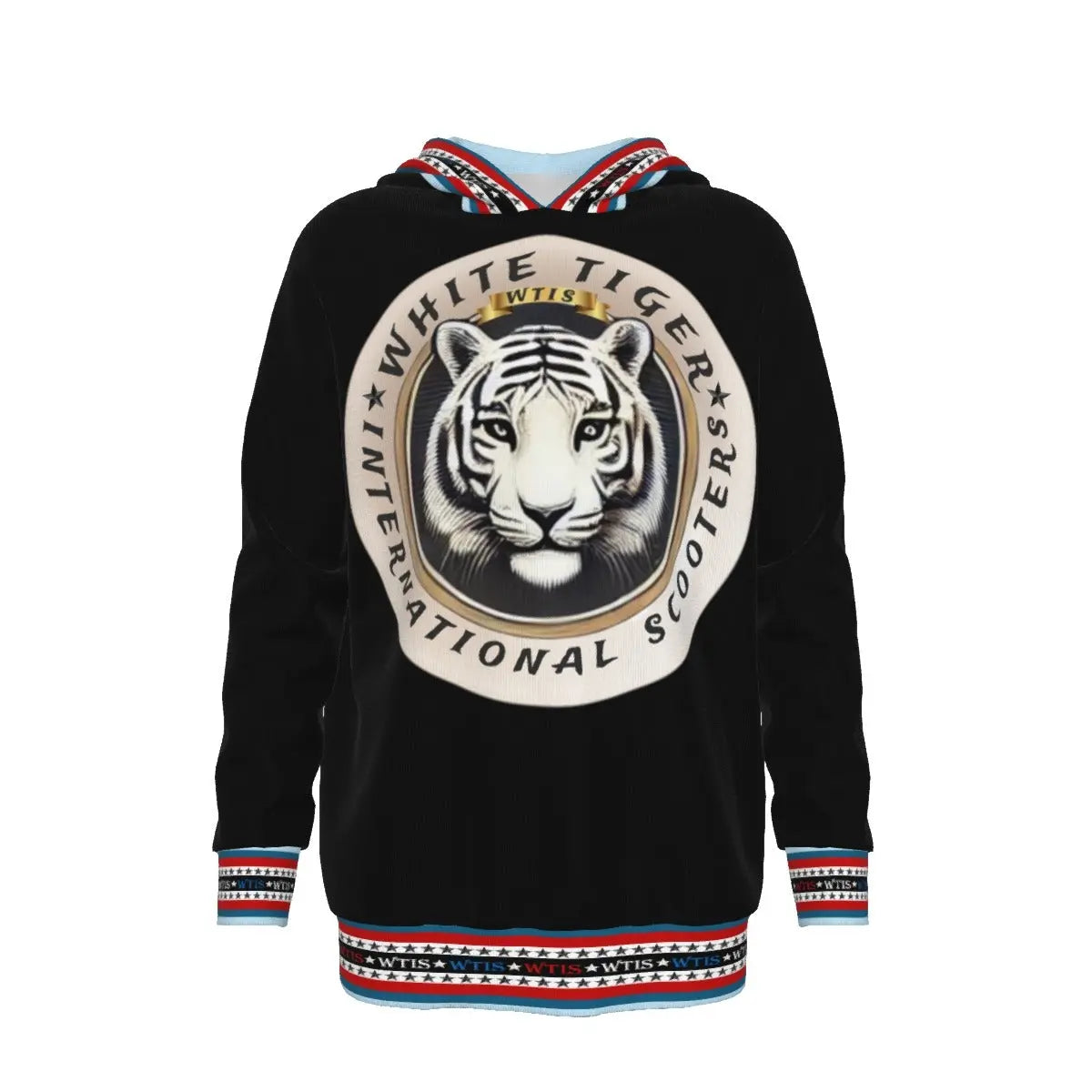 White Tiger International Scooters Limited Edition Kids Pullover Hoodie – Tiger Cub Design Yoycol