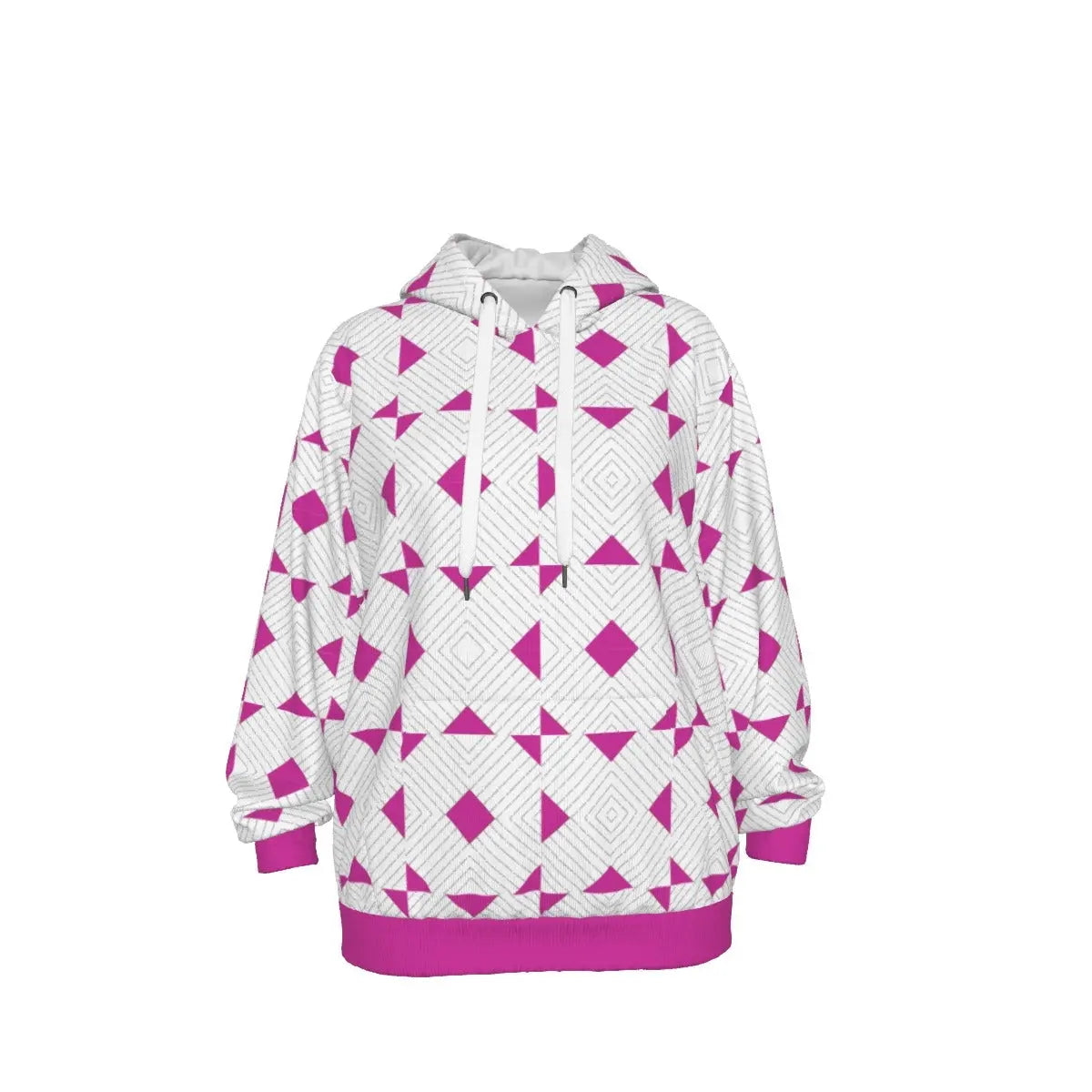 White Tiger International Scooters Limited Edition Unisex Pullover Hoodie, Hugs and Kisses, Pink Yoycol