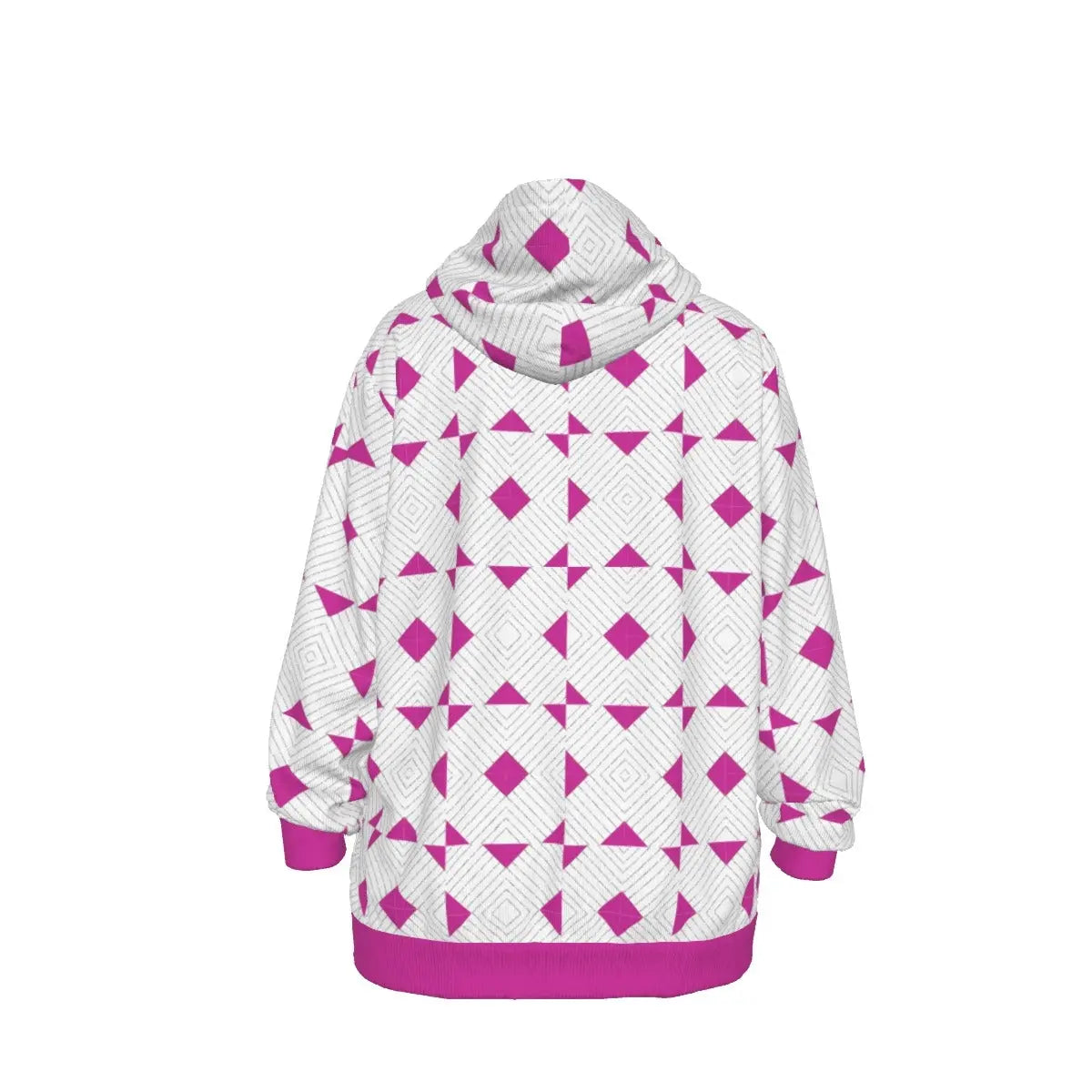 White Tiger International Scooters Limited Edition Unisex Pullover Hoodie, Hugs and Kisses, Pink Yoycol