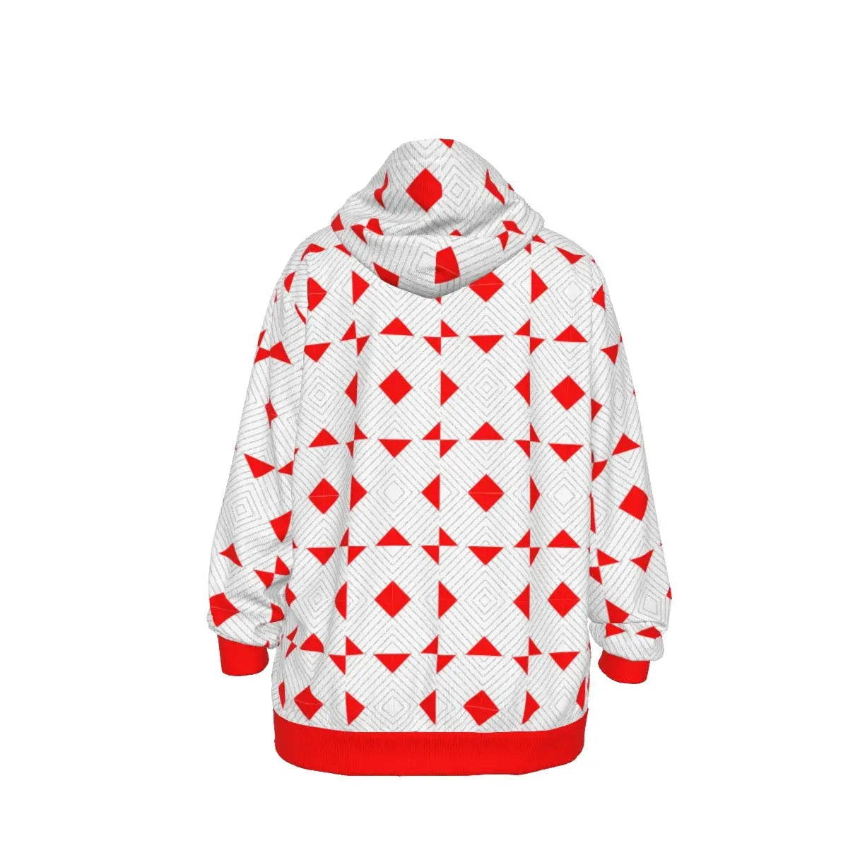 White Tiger International Scooters Limited Edition Unisex Pullover Hoodie, Hugs and Kisses, Red Yoycol