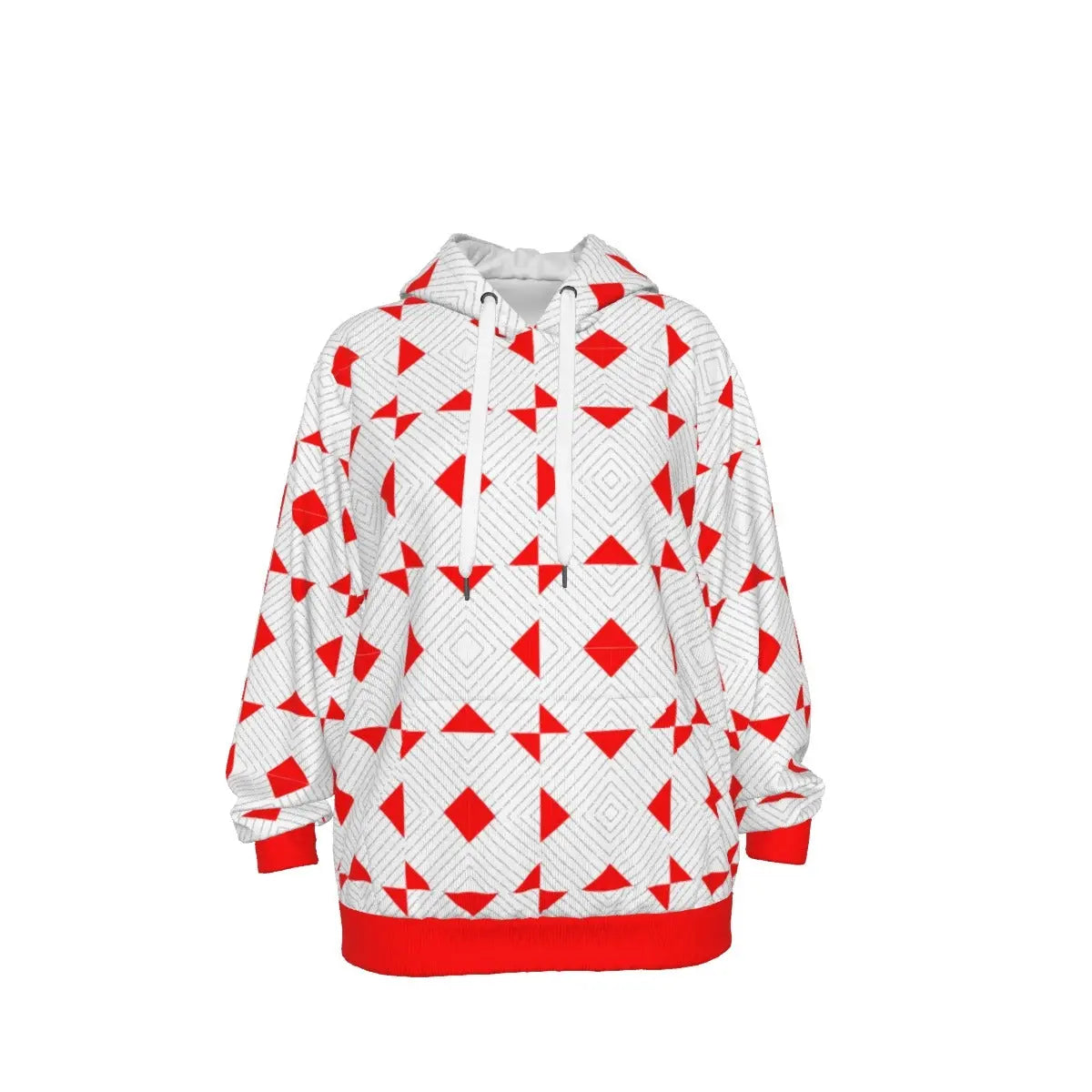 White Tiger International Scooters Limited Edition Unisex Pullover Hoodie, Hugs and Kisses, Red Yoycol