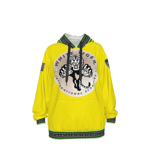 White Tiger International Scooters Limited Edition Unisex Pullover Hoodie, Plunging Pearl Tiger Yoycol