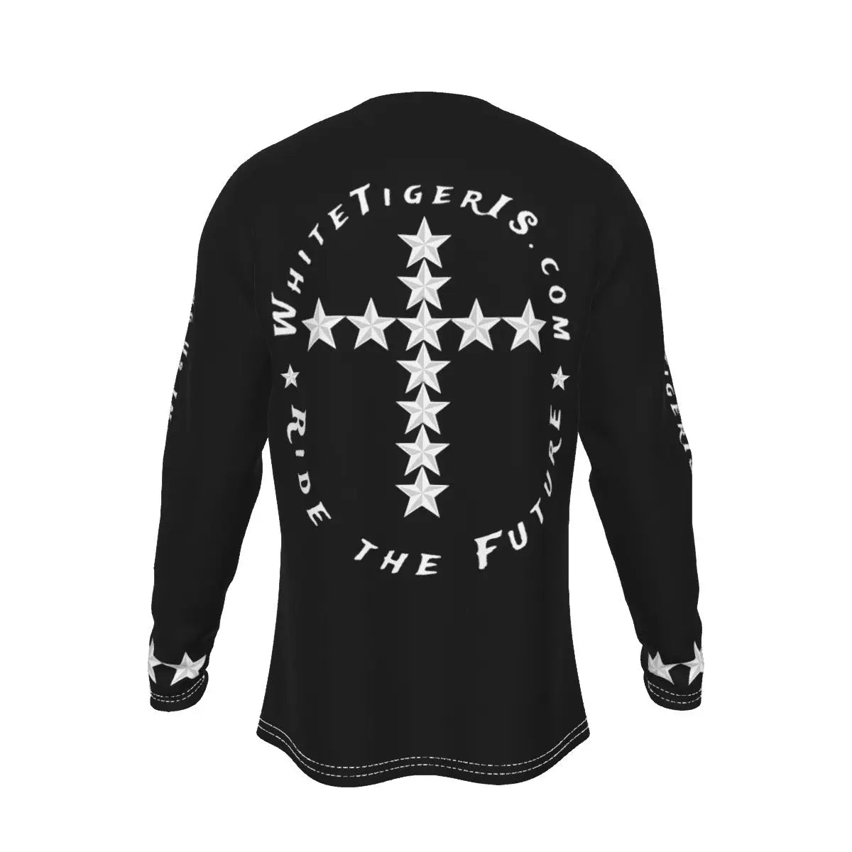 White Tiger International Scooters Men's Long Sleeve T-Shirt, Celestial Path Yoycol