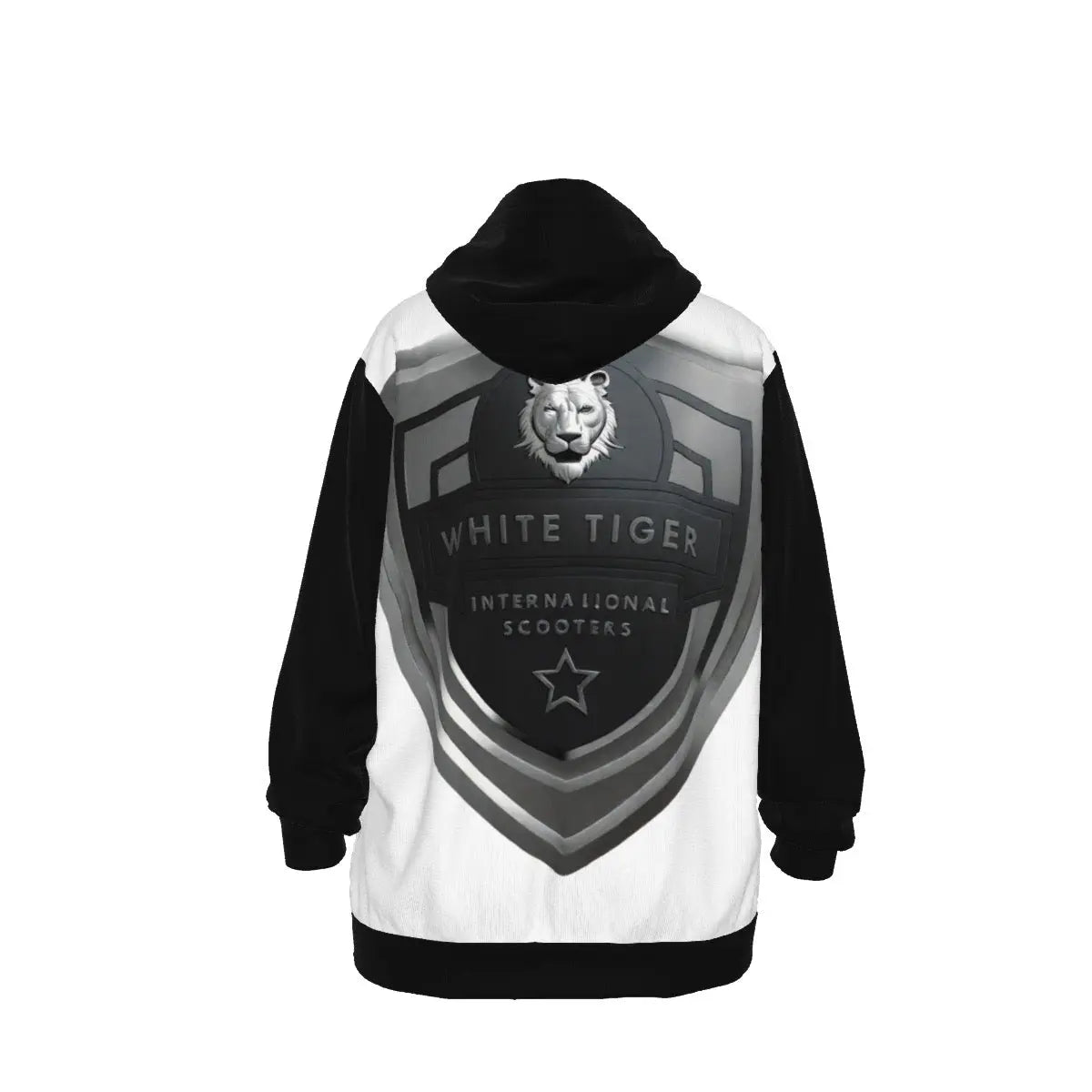 White Tiger International Scooters, Unisex Pullover Hoodie Cotton, Limited Edition Motorcycles Yoycol