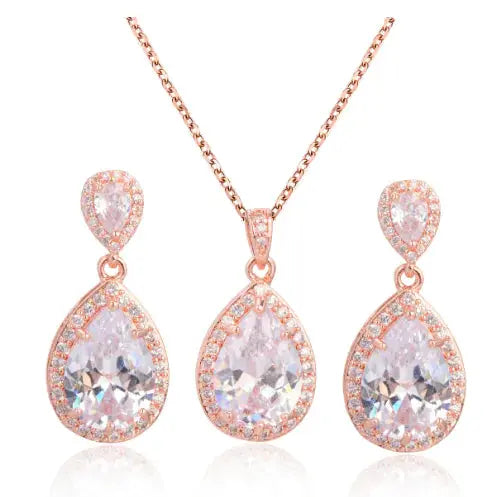 Zircon Jewelry Set, Fashion Jewelry American Roasting Company