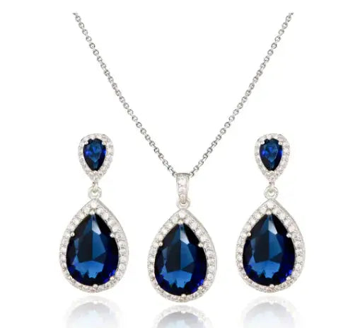 Zircon Jewelry Set, Fashion Jewelry American Roasting Company