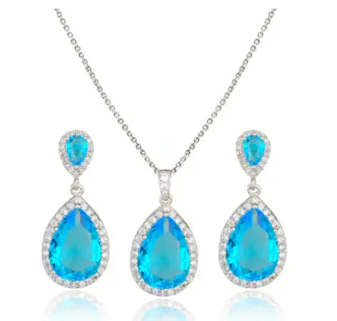 Zircon Jewelry Set, Fashion Jewelry American Roasting Company