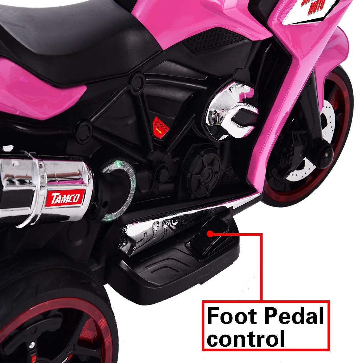 Kids, TAMCO 12V Kids Electric motorcycle, ride on motorcycle,Girls Motorcycle, Children Battery Motor Bikes Rechargeable 3 Wheels Ride on Kids Electric Motorcycle with Light Wheels /electric ride on car Doba