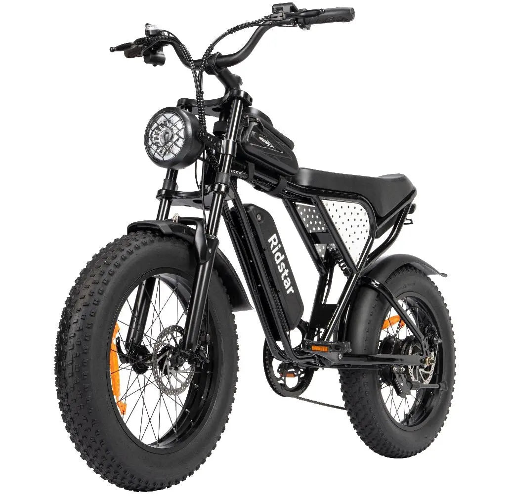 Adult, Electric Bike Ridstar Q20 MINI Speed 50km/h 1000W 48V15AH (Black) Doba