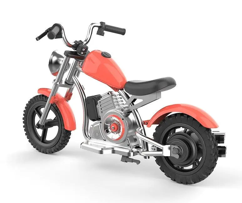 Kids Electric Motorcycle  Red Harley Modeling speed 16km / h load 75kg climbing 12° range 12km LED lighting simulation fuel engine sound wave and magic smoke simulation exhaust fog Doba