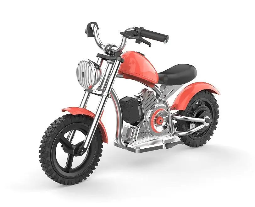 Kids Electric Motorcycle  Red Harley Modeling speed 16km / h load 75kg climbing 12° range 12km LED lighting simulation fuel engine sound wave and magic smoke simulation exhaust fog Doba