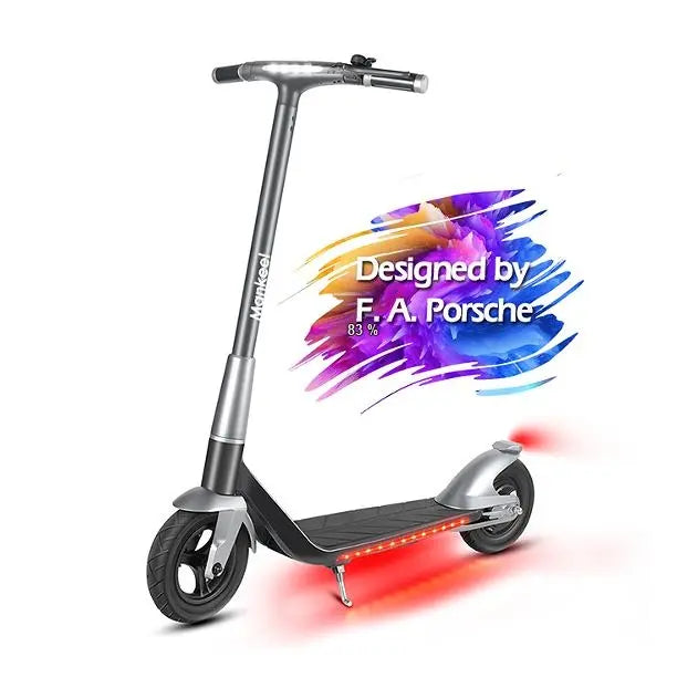 E Scooter, 500W Electric balance scooter.  30 km/h speed LCD instrument, portable folding load 120kg climb 18° range 35km LED lighting Doba