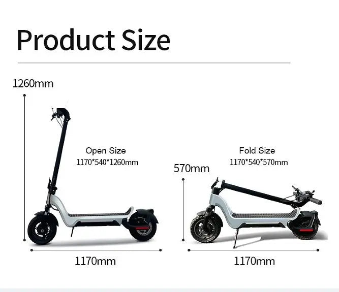 E Scooter, 600W Electric balance scooter.  40 km/h speed LCD instrument, portable folding load 120kg climbing 18° range 50-70km LED lighting Doba