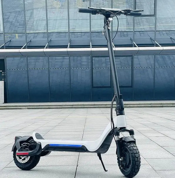 E Scooter, 600W Electric balance scooter.  40 km/h speed LCD instrument, portable folding load 120kg climbing 18° range 50-70km LED lighting Doba