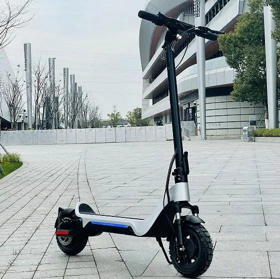 E Scooter, 600W Electric balance scooter.  40 km/h speed LCD instrument, portable folding load 120kg climbing 18° range 50-70km LED lighting Doba