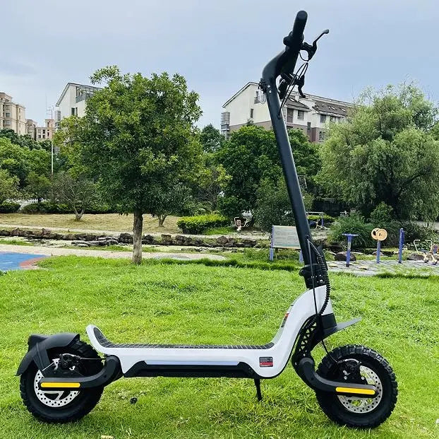 E Scooter, 800W electric scooter.  40 km/h speed LCD instrument, portable folding load 120kg climbing 18° range 50-70km LED lighting Doba