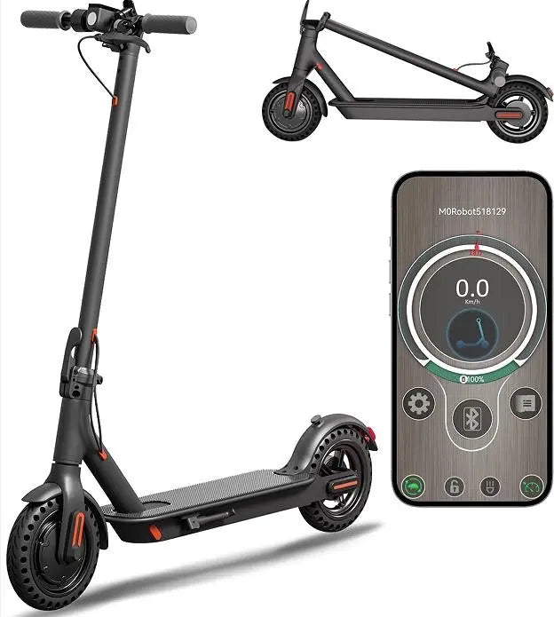 E Scooter, 350W Electric Balance Scooter 30 km/h speed portable folding load 120kg climb 15° range 35km LED lighting Doba